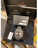 (LIKE NEW) 2024 TUDOR BLACK BAY CHRONOGRAPH REF 79360 BLACK PANDA DIAL 41MM AUTOMATIC WATCH -FULL SET-