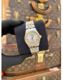 2023 TUDOR ROYAL HALF 18K 750 YELLOW GOLD REF 28303 WHITE CHAMPAGNE DIAL 28MM AUTOMATIC WATCH -FULL SET-