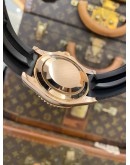 (LIKE NEW) 2016 ROLEX YACHT-MASTER 40 18K 750 ROSE GOLD REF 116655 BLACK DIAL 40MM AUTOMATIC WATCH -FULL SET-