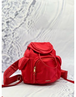 TUMI VOYAGEUR SOFIA BACKPACK IN RED NYLON 