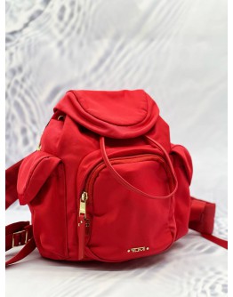 TUMI VOYAGEUR SOFIA BACKPACK IN RED NYLON 