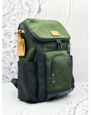 TUMI THORNHILL RUCKSACK BACKPACK IN GREEN WITH BLACK FXT BALLISTIC NYLON