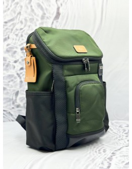 TUMI THORNHILL RUCKSACK BACKPACK IN GREEN WITH BLACK FXT BALLISTIC NYLON