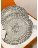 (UNUSED) HERMES MOSAIQUE AU 24 PLATINUM DESSERT PLATE -FULL SET-