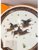 (UNUSED) HERMES CHEVAL D’ORIENT ROUND PLATTER -FULL SET-