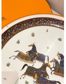 (UNUSED) HERMES CHEVAL D’ORIENT ROUND PLATTER -FULL SET-