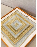 (UNUSED) HERMES MOSAIQUE AU 24 GOLD SET OF 5 SQUARE PLATE -FULL SET- 