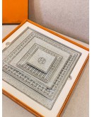(UNUSED) HERMES MOSAIQUE AU 24 PLATINUM SET OF 5 SQUARE PLATE -FULL SET- 