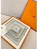 (UNUSED) HERMES MOSAIQUE AU 24 PLATINUM SET OF 5 SQUARE PLATE -FULL SET- 