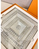 (UNUSED) HERMES MOSAIQUE AU 24 PLATINUM SET OF 5 SQUARE PLATE -FULL SET- 