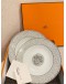 (UNUSED) HERMES MOSAIQUE AU 24 PLATINUM SOUP PLATE -FULL SET-