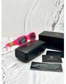 (UNUSED) VERSACE MEDUSA BIGGIE SUNGLASSES IN FUCHSIA PINK -FULL SET-