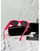 (UNUSED) VERSACE MEDUSA BIGGIE SUNGLASSES IN FUCHSIA PINK -FULL SET-
