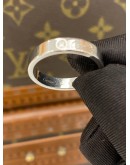 (LIKE NEW) 2020 CARTIER LOVE RING SIZE 60 IN 18K 750 WHITE GOLD WITH DIAMOND -FULL SET-