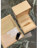 (LIKE NEW) 2021 BVLGARI SERPENTI VIPER RING SIZE 60 IN 18K 750 ROSE GOLD -FULL SET-