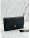CHANEL CLASSIC BLACK CAVIAR LONG WALLET 