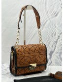 (LIKE NEW) KARL LAGERFELD K/PERFORATED HANDBAG 