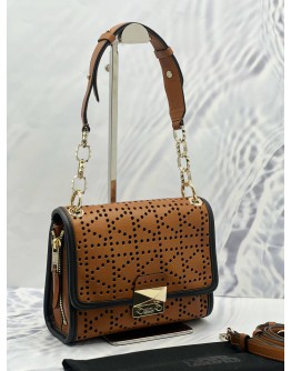 (LIKE NEW) KARL LAGERFELD K/PERFORATED HANDBAG 