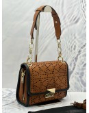 (LIKE NEW) KARL LAGERFELD K/PERFORATED HANDBAG 