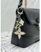 LOUIS VUITTON FLEUR DE EPI BAG CHARM IN EPI ENAMEL BLANC