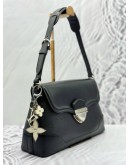LOUIS VUITTON FLEUR DE EPI BAG CHARM IN EPI ENAMEL BLANC