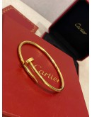 (UNUSED) CARTIER JUSTE UN CLOU BRACELET 18K 750 ROSE GOLD NO. 19 -FULL SET-