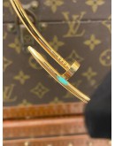 (UNUSED) CARTIER JUSTE UN CLOU BRACELET 18K 750 ROSE GOLD NO. 19 -FULL SET-