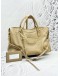  (LIKE NEW) BALENCIAGA GIANT CITY SHOULDER BAG IN BEIGE GRAINED CALFSKIN LEATHER