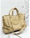  (LIKE NEW) BALENCIAGA GIANT CITY SHOULDER BAG IN BEIGE GRAINED CALFSKIN LEATHER