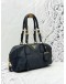 PRADA BAULETTO SHOULDER BAG IN BLACK VITELLO DAINO LEATHER
