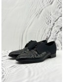 LOUIS VUITTON SOLFERINO LOAFER SIZE 8 IN BLACK PATENT LEATHER
