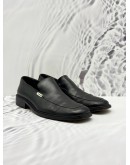 GUCCI LOAFER SIZE 42 IN BLACK CALFSKIN LEATHER