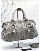 PRADA TESSUTO GAUFRE HANDBAG WITH STRAP 