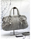 PRADA TESSUTO GAUFRE HANDBAG WITH STRAP 
