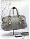 PRADA TESSUTO GAUFRE HANDBAG WITH STRAP 