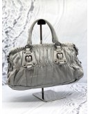 PRADA TESSUTO GAUFRE HANDBAG WITH STRAP 