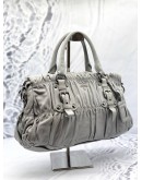 PRADA TESSUTO GAUFRE HANDBAG WITH STRAP 