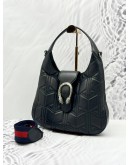 (LIKE NEW) GUCCI DIONYSUS MEDIUM HOBO SHOULDER BAG IN BLACK CALFSKIN LEATHER