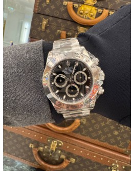 (LIKE NEW) 2009 YEAR ROLEX DAYTONA COSMOGRAPH REF 116520 40MM AUTOMATIC 