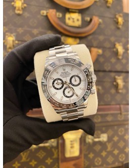 (LIKE NEW) 2023 YEAR ROLEX DAYTONA COSMOGRAPH REF 116500LN  PANDA DIAL 40MM AUTOMATIC WATCH 