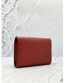 GUCCI DIONYSUS WALLET ON CHAIN IN RED PEBBLED LEATHER