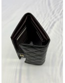 2014 CHANEL CLASSIC FLAP LONG WALLET IN BLACK CAVIAR LEATHER