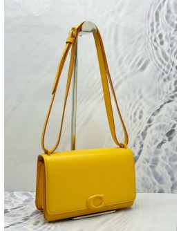 COACH BANDIT SHOULDER AND CROSSBODY BAG IN YELLOW CALFSKIN LEATHER