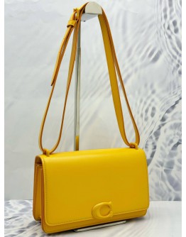 COACH BANDIT SHOULDER AND CROSSBODY BAG IN YELLOW CALFSKIN LEATHER