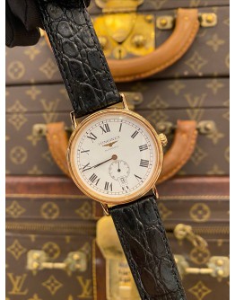 (UNUSED) 2022 LONGINES PRESENCE PVD GOLD REF L4.905.1.11.2 WHITE ROMAN NUMERALS DIAL 38.5MM AUTOMATIC WATCH -FULL SET- 