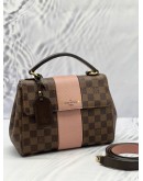 (LIKE NEW) LOUIS VUITTON BOND STREET DAMIER EBENE HANDBAG WITH STRAP 