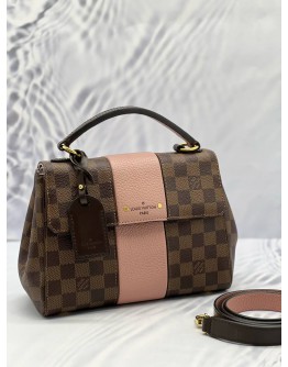 (LIKE NEW) LOUIS VUITTON BOND STREET DAMIER EBENE HANDBAG WITH STRAP 