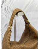 BOTTEGA VENETA INTRECCIATO BROWN SHOULDER BAG 