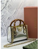 (UNUSED CONDITION) GUCCI DIANA PYTHON SMALL TOTE BAG -FULL SET- 