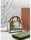 (UNUSED CONDITION) GUCCI DIANA PYTHON SMALL TOTE BAG -FULL SET- 